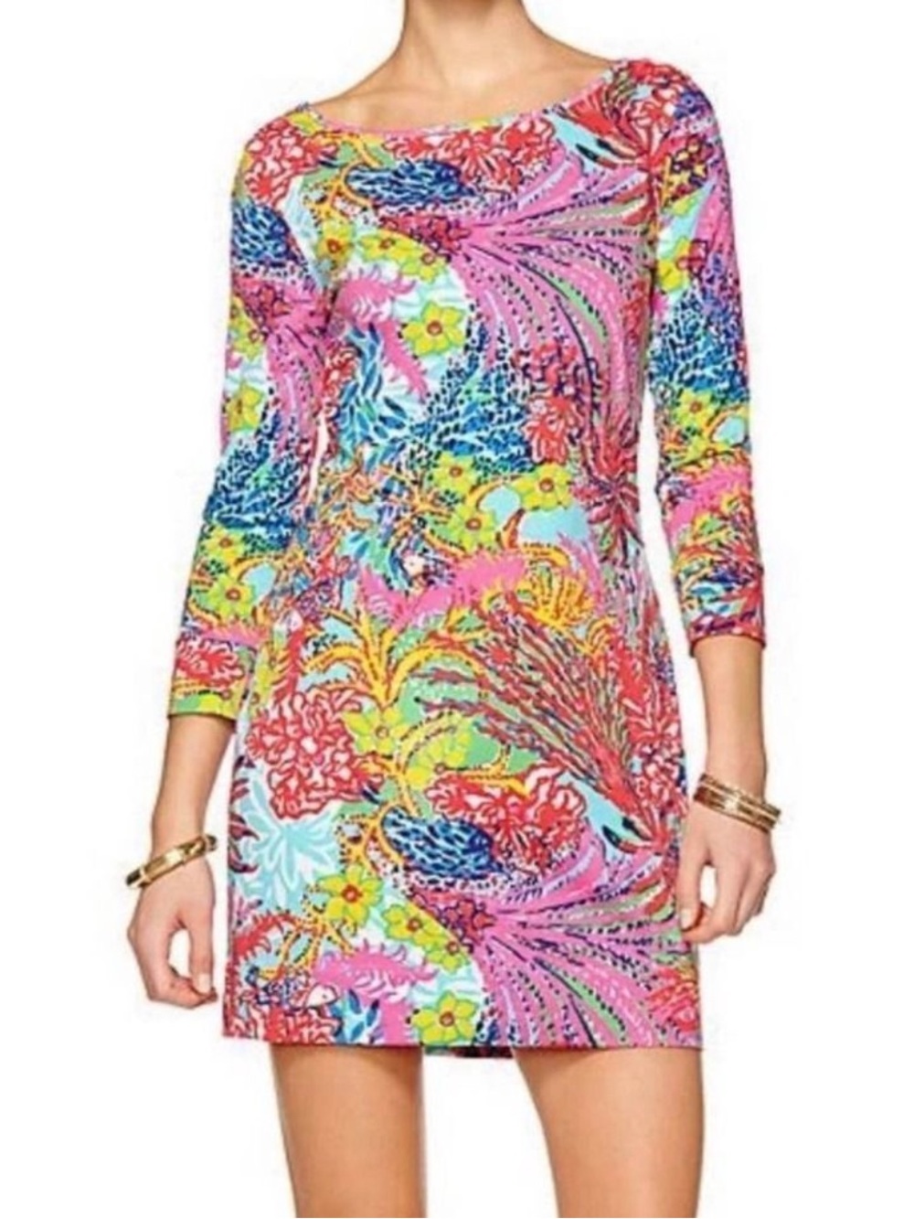LILLY PULITZER | Marlow Fishing for Compliments T-Shirt Dress Size M